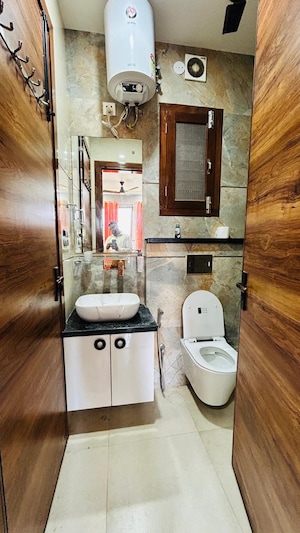 Bathroom in 3 BHK Builder Floor at Sector 23 – for Rent