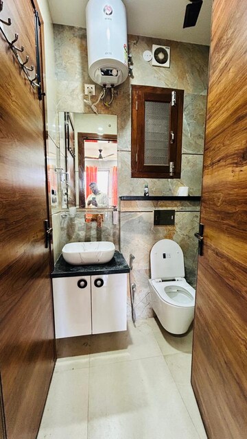 Bathroom in 3 BHK Builder Floor at Sector 23 – for Rent