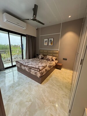 Living Room in 1 BHK Apartment at Gladiolus Crown, Vasai East – for Sale