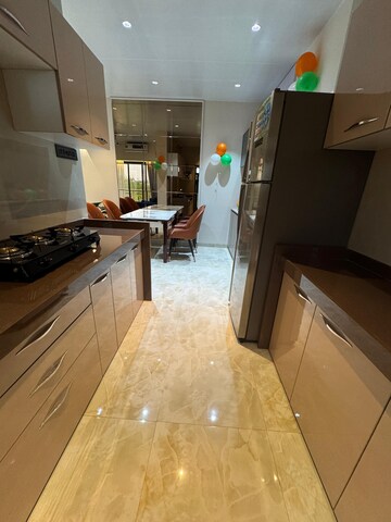 Kitchen in 1 BHK Apartment at Gladiolus Crown, Vasai East – for Sale