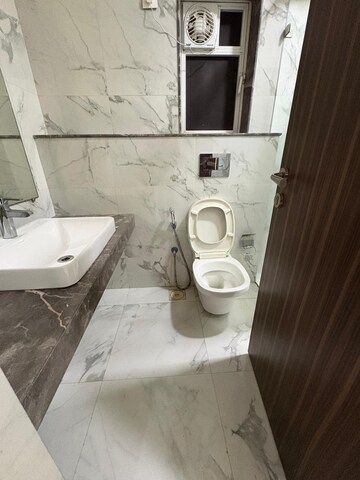 Bathroom in 3 BHK Apartment at Raheja Ridgewood, Goregaon East – for Rent