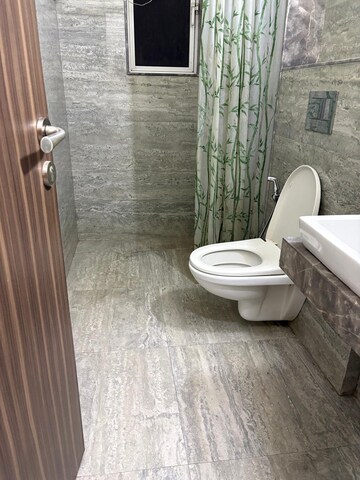 Bathroom in 3 BHK Apartment at Raheja Ridgewood, Goregaon East – for Rent