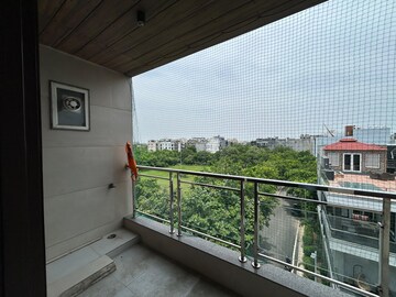 Balcony in 3 BHK Builder Floor at Indraprastha – for Rent