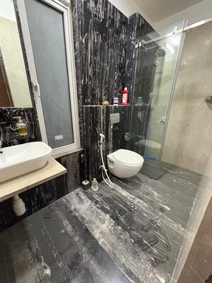 Staircase in 4 BHK Apartment at Omkar Alta Monte, Malad East – for Rent