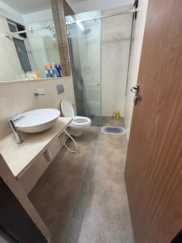 Bathroom in 4 BHK Apartment at Omkar Alta Monte, Malad East – for Rent