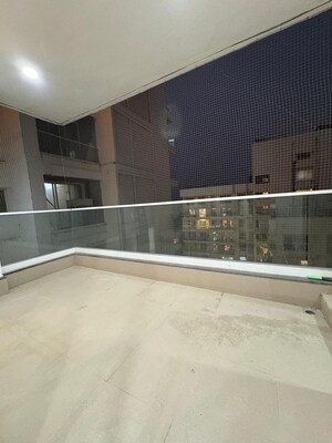 Balcony in 4 BHK Apartment at Omkar Alta Monte, Malad East – for Rent