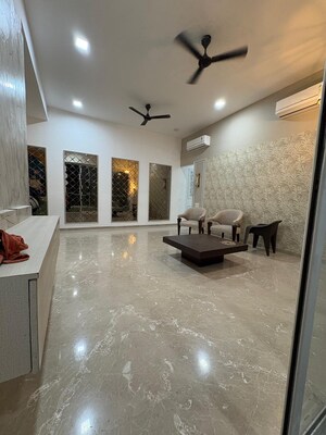 Living Room in 4 BHK Apartment at Omkar Alta Monte, Malad East – for Rent