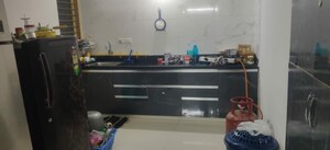 Kitchen in 3 BHK Apartment at Virasat Palm Glory 3, Chandkheda – for Rent
