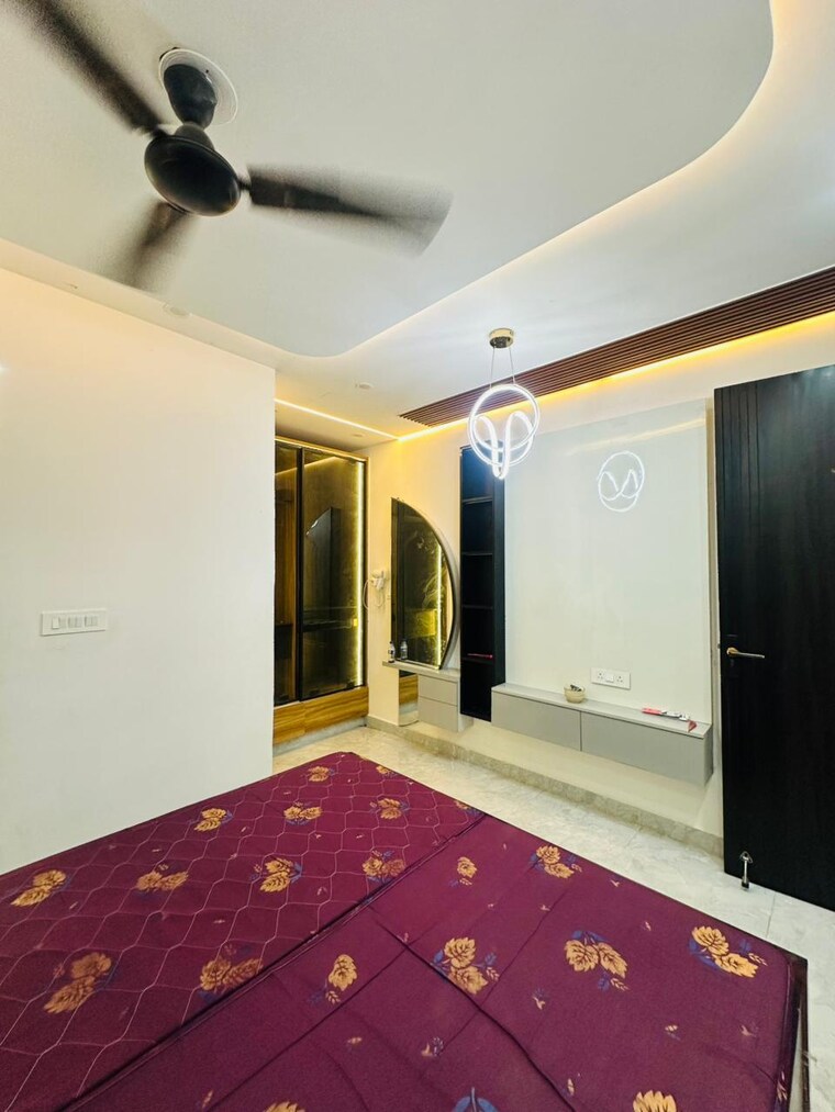 Bedroom, dwarka mor 2 Bedroom 700 Sq.Ft. Builder Floor In Dwarka Mor Delhi 9425972