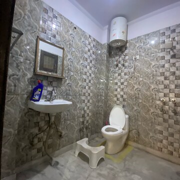 Bathroom in 2 BHK Builder Floor at Chattarpur – for Rent