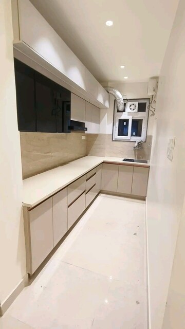 Kitchen in 3 BHK Builder Floor at Palm Residency Chhatarpur, Chattarpur – for Rent