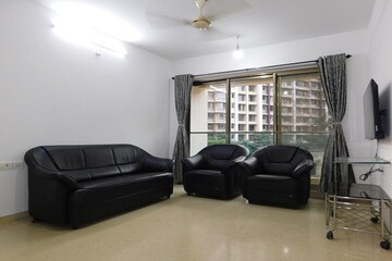 Living Room in 2.5 BHK Apartment at Kalpataru Aura, Ghatkopar West – for Rent