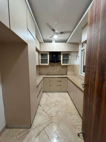 Kitchen in 3 BHK Builder Floor at Ansal Sushant Lok I, Sector 43 – for Sale