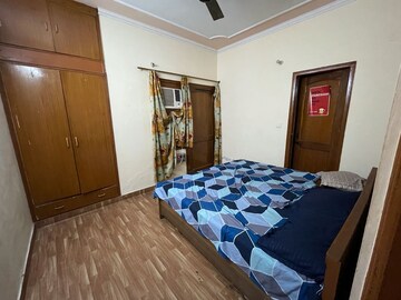 Bedroom in 1 BHK Builder Floor at Kailash Colony – for Rent