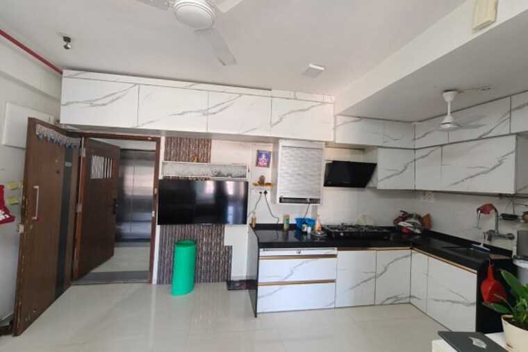 Kitchen, mayfair-the-view 1 RK 304 Sq.Ft. Apartment In Vikhroli West Mumbai 9426036