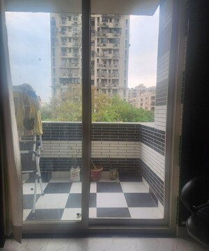 Balcony in 2 BHK Apartment at Express Garden, Vaibhav Khand – for Sale