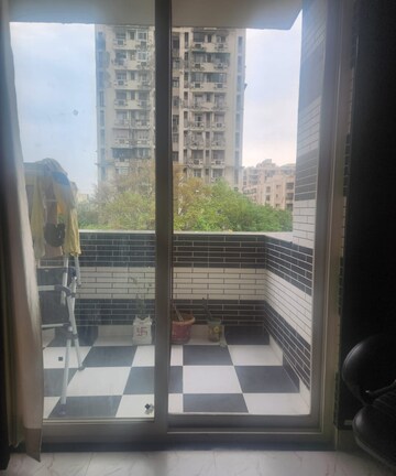 Balcony in 2 BHK Apartment at Express Garden, Vaibhav Khand – for Sale