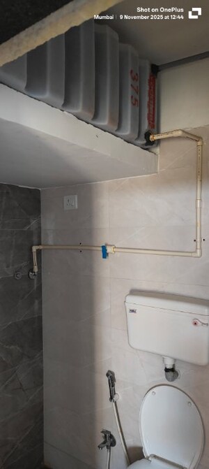 Bathroom in 1 BHK Apartment at JSB Nakshatra Aarambh, Naigaon East – for Rent