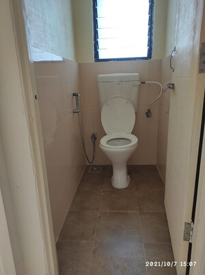 Bathroom in 1 BHK Apartment at Duville Riverdale Heights, Kharadi – for Rent