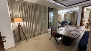 Dining area in 3 BHK Apartment at Malcha Marg – for Rent