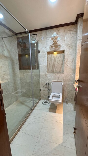 Bathroom in 3 BHK Apartment at Malcha Marg – for Rent