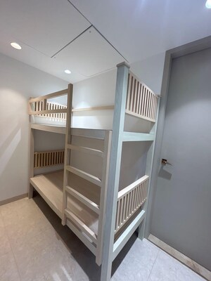 Staircase in 4 BHK Apartment at Lodha The World Towers World One Tier 2, Worli – for Rent