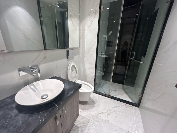 Bathroom, lodha-the-world-towers-world-one-tier-2 4 Bedroom 2909 Sq.Ft. Apartment In Worli Mumbai 9426377