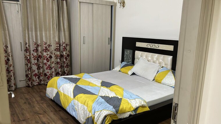 Bedroom, malwa-escon-arena 2.5 Bedroom 1400 Sq.Ft. Apartment In Lohgarh Zirakpur 9426409