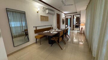 Dining area in 3 BHK Apartment at Malcha Marg – for Rent