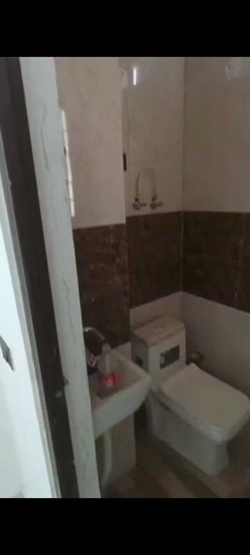 Bathroom in 2 BHK Builder Floor at Chattarpur – for Rent