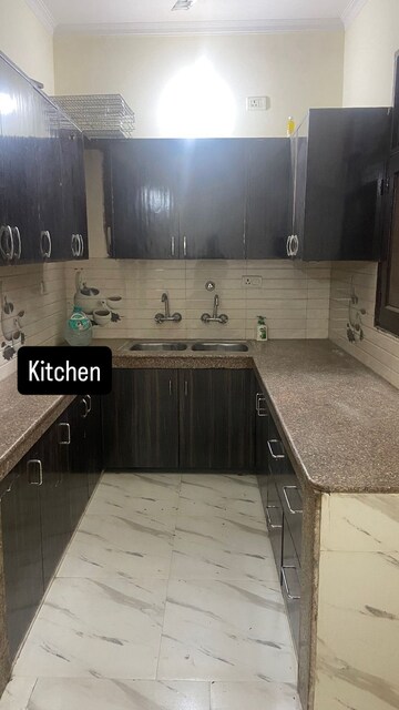 Kitchen in 2 BHK Builder Floor at Shri Balaji Apartments Gurgaon, Dharam Colony – for Rent
