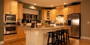 Kitchen in 3 BHK Apartment at Jharapada – for Sale