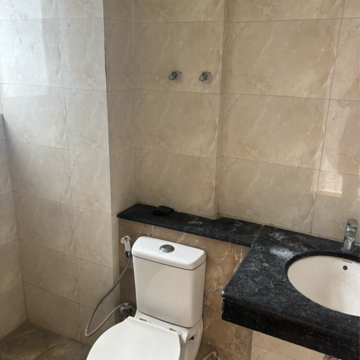 Bathroom in 3 BHK Builder Floor at Wave Executive Floors, Bayana – for Rent