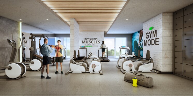 Gym, jharapada 3 Bedroom 2430 Sq.Ft. Apartment In Jharapada Bhubaneswar 9426521