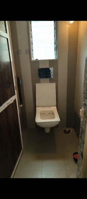 Bathroom in 1 BHK Apartment at Shruti CHS Kopar, Kopar Khairane – for Rent