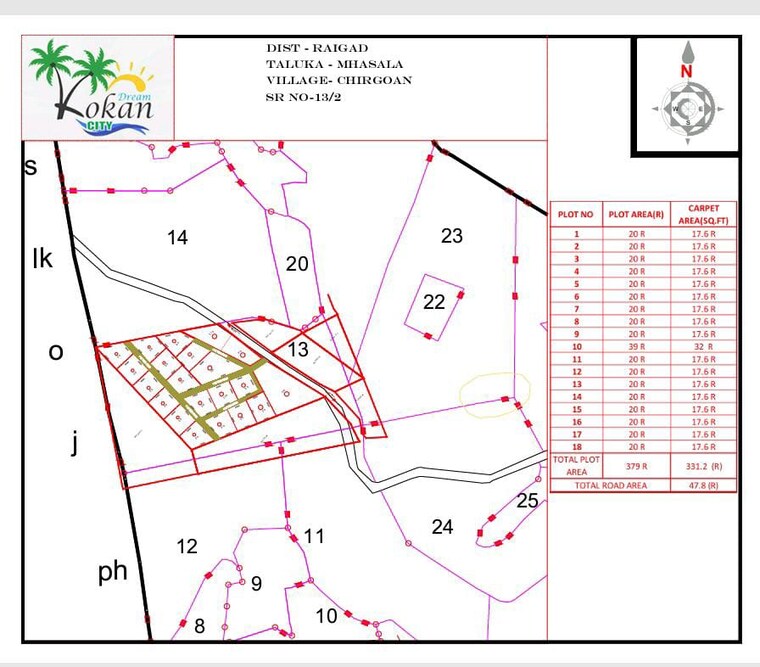 Map Location, mangaon  20000 Sq.Ft. Plot In Mangaon Raigad 9426634