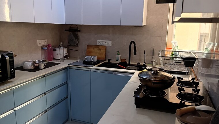 Kitchen, aba-ivy-county 3 Bedroom 1656 Sq.Ft. Apartment In Sector 75 Noida 9426654