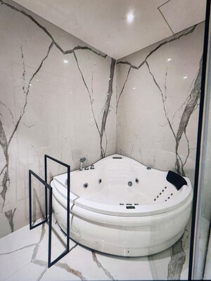 Bathroom in 3 BHK Apartment at Omkar 1973, Worli – for Rent