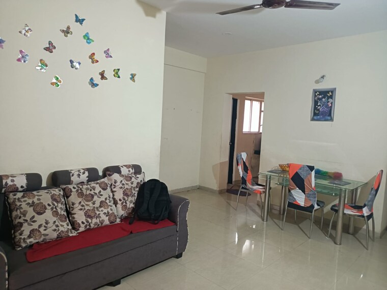 Living Room, gulmohar-privilege 2 Bedroom 800 Sq.Ft. Apartment In Kharadi Pune 9426745