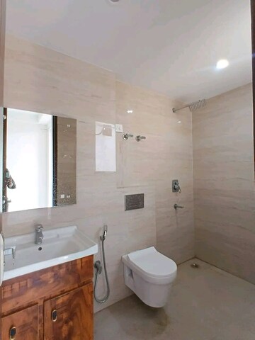 Bathroom in 3 BHK Builder Floor at Chattarpur – for Rent
