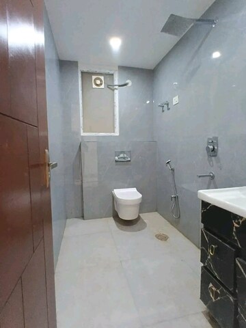 Bathroom in 3 BHK Builder Floor at Chattarpur – for Rent