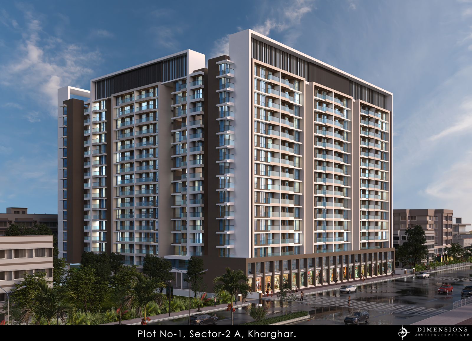 3 BHK + Extra Room 2055 Sq.Ft. Apartment in Gami Satyam Palacio