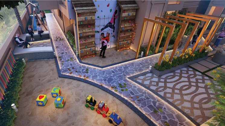 Swimming Pool, saideep-chavan-advaitam 3 Bedroom 1128 Sq.Ft. Apartment In Chikan Ghar Thane 9426952