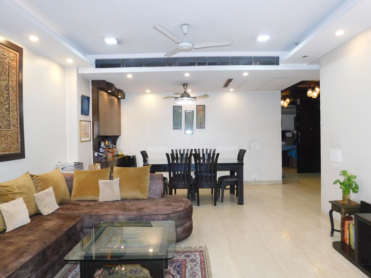 Living Room, hauz khas 3 Bedroom 1700 Sq.Ft. Builder Floor In Hauz Khas Delhi 9426985