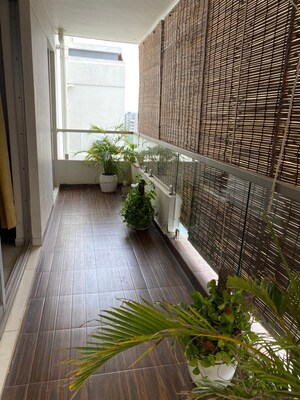 Balcony in 2.5 BHK Apartment at Bonsai Arbour, Tellapur – for Rent