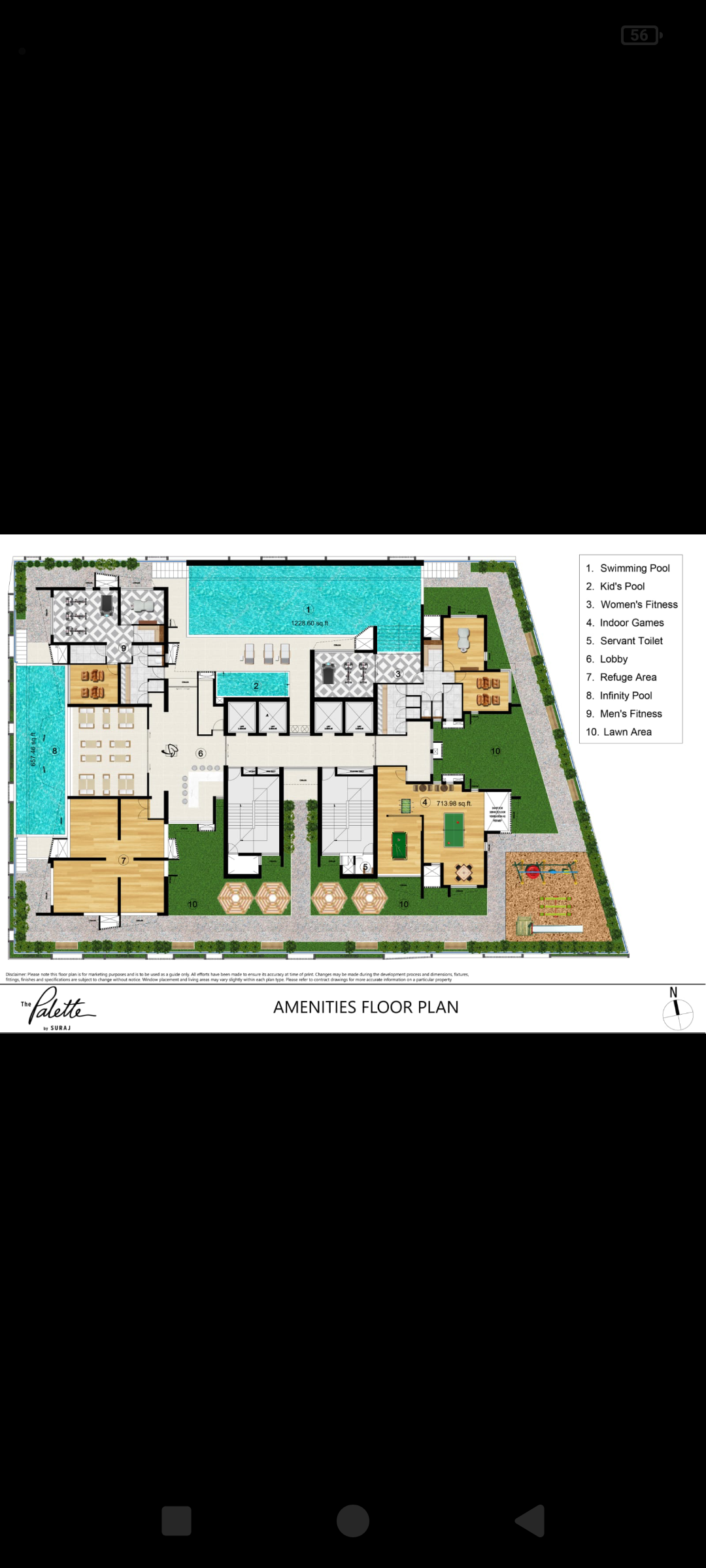2 BHK Builder Floor For Sale in Suraj Palette