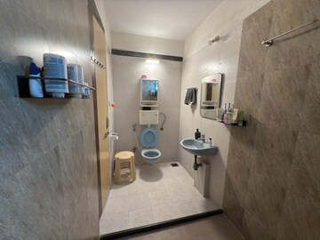 Building Lobby in 3 BHK Apartment at New India Grace Luxuria, Malad West – for Rent