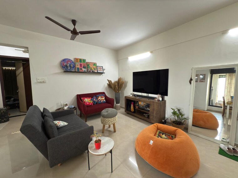 Living Room, new-india-grace-luxuria 3 Bedroom 887 Sq.Ft. Apartment In Malad West Mumbai 9427043