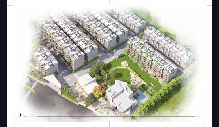 Master Plan, ganga-kashi-residences 3.5 Bedroom 2080 Sq.Ft. Builder Floor In Sector 89 Gurgaon 9427074