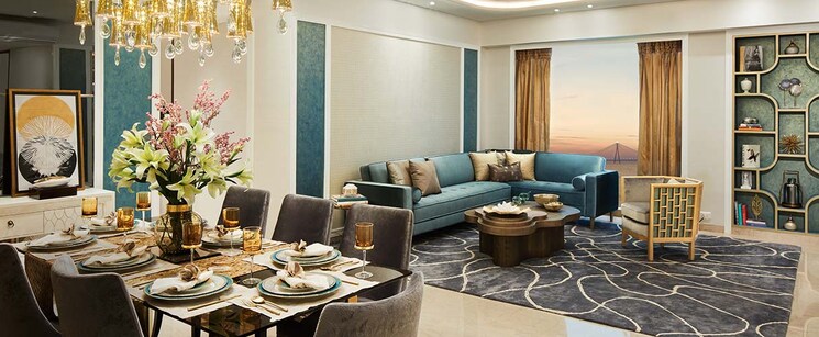 Living Room, lodha-the-park 4 Bedroom 1471 Sq.Ft. Apartment In Worli Mumbai 9427069